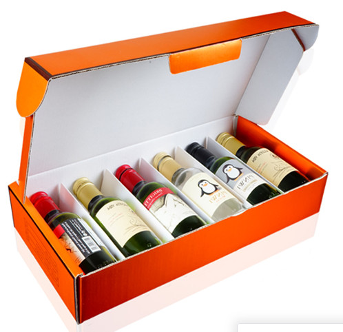 último caso de la compañía sobre Caja de lujo de lujo de papel del vino del hardcover