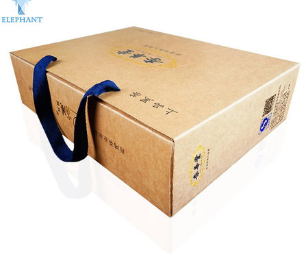 Cajas de envío del OEM que embalan del Hardcover del té de papel barato de Logo Custom Printing Thick Corrugated China