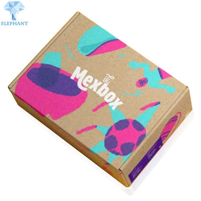 Plegamiento del cuadrado C2S Art Paper Corrugated Shipping Boxes CMYK
